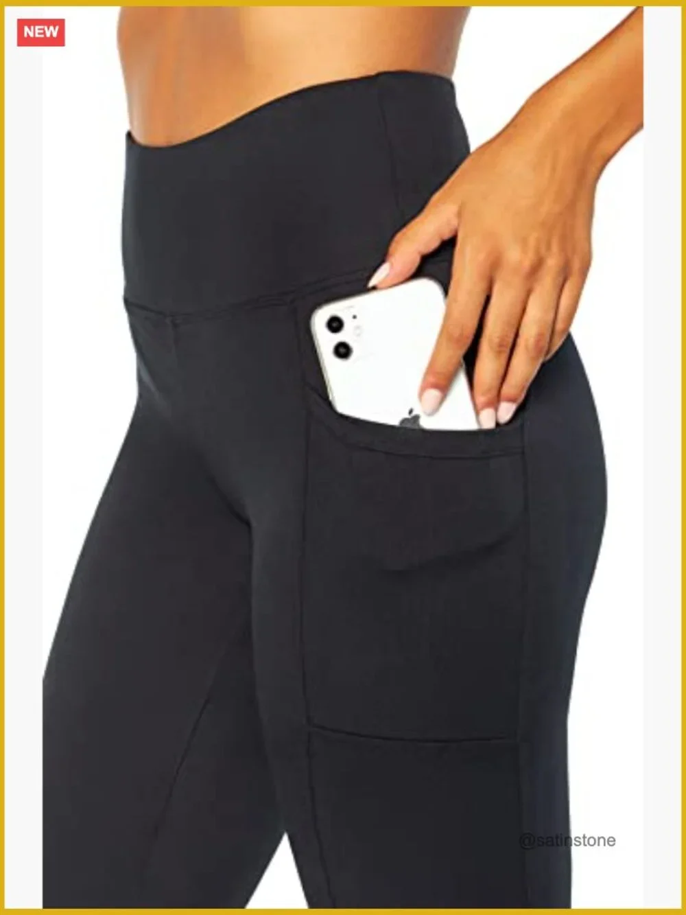 High Rise Bootcut Yoga Pant with Pockets - 32" Inseam - Picture 3 of 7